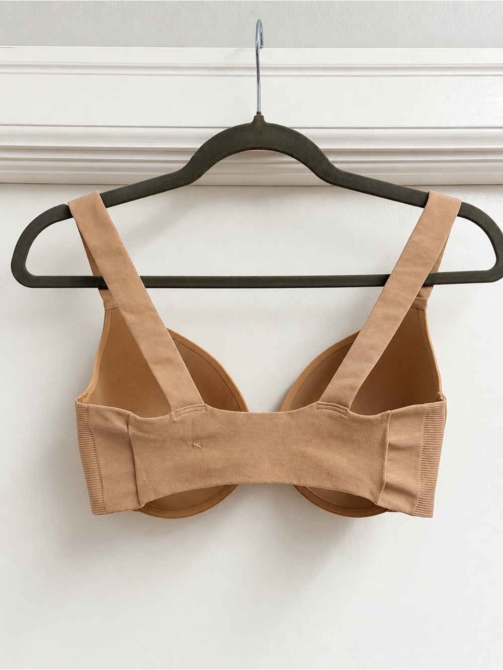 SPANX Bra-llelujah Full Coverage Bra Nude Front-Closure Smooth T-Shirt Bra 36D - Picture 2 of 3